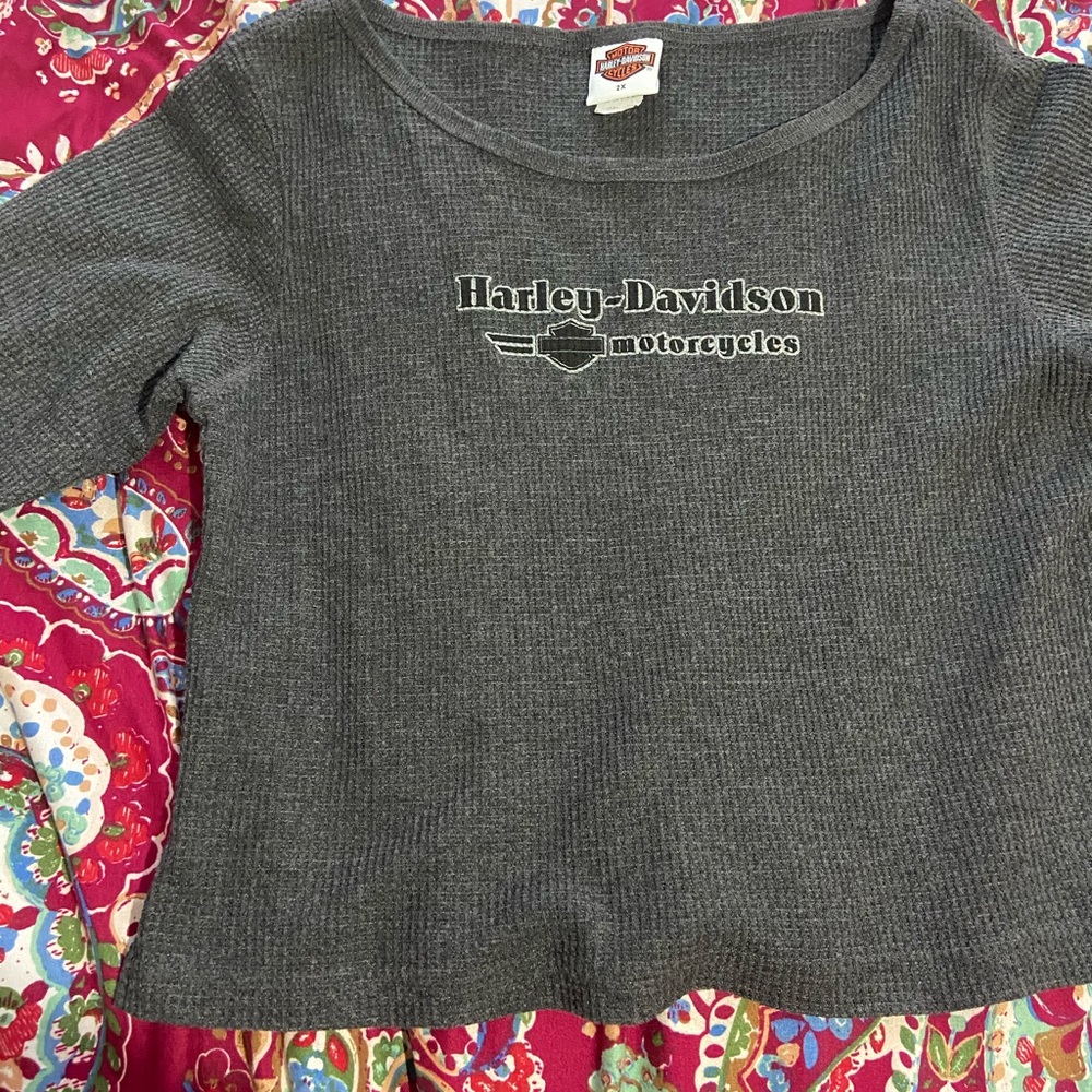 Harley Davidson 3/4 shirt